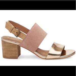 TOMS BLOOM SUEDE ROSE GOLD